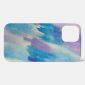 ブルー抽象芸術背景要約、アクア、アート、アルティス Case-Mate iPhoneケース (裏面 (横))