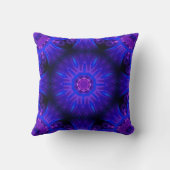 ブルー抽象芸術装飾用クッション クッション (裏面)