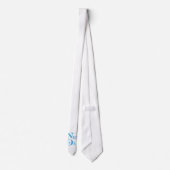 ブルー文字ニューダードギフト ネクタイ (裏面)