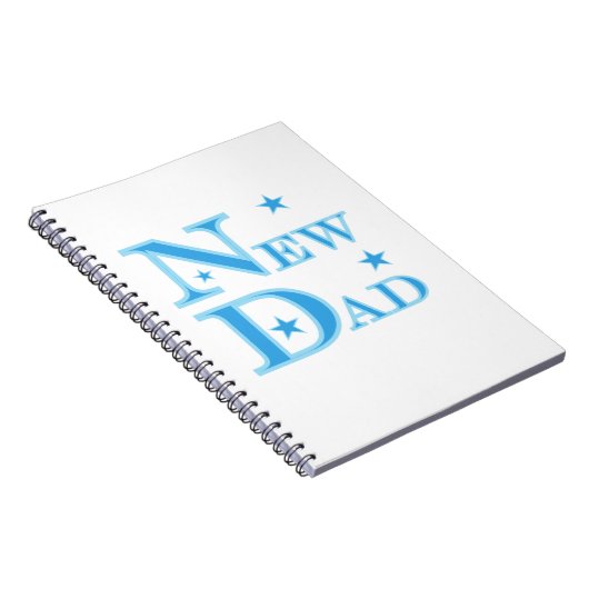 ブルー文字ニューダードギフト ノートブック (右側)