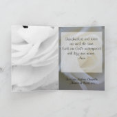 ブルー新生児おめでとうカードおばあちゃん カード (内部)