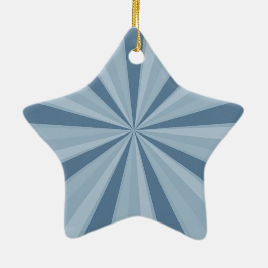 ブルー日が差すこと セラミックオーナメント (裏面)