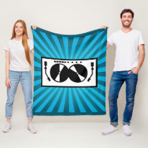 ブルー日が差すことDJターンテーブル音楽