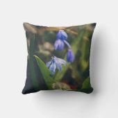 ブルー春花 クッション (裏面)