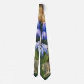 ブルー春花 ネクタイ (裏面)