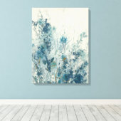 ブルー春 キャンバスプリント (インサイチュ (ウッドフロア))