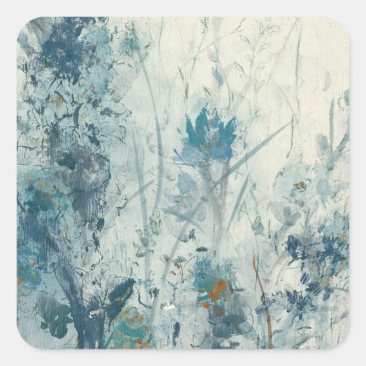 ブルー春 スクエアシール (正面)