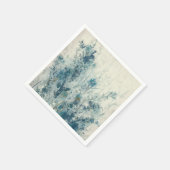 ブルー春 スタンダードカクテルナプキン (角)