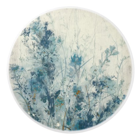 ブルー春 セラミックノブ (正面)