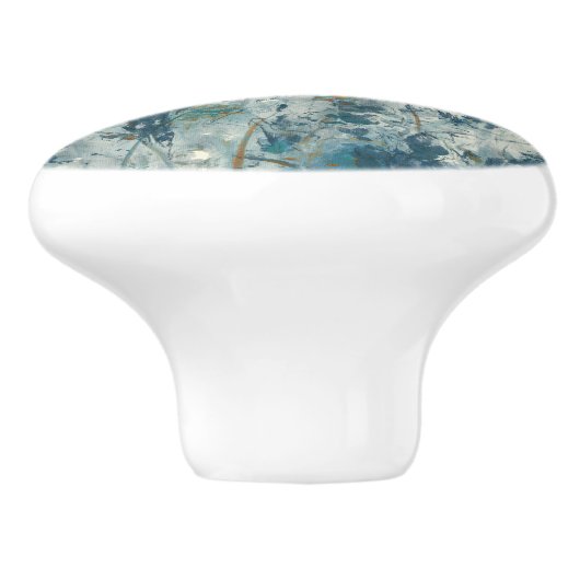 ブルー春 セラミックノブ (側面)