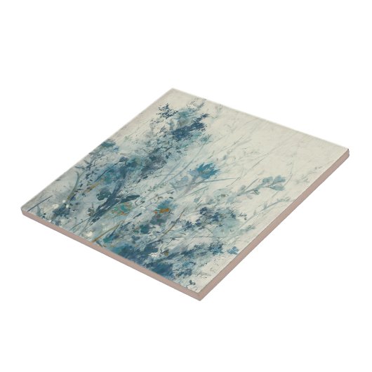 ブルー春 タイル (側面)