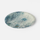 ブルー春 ペーパープレート (アングル)