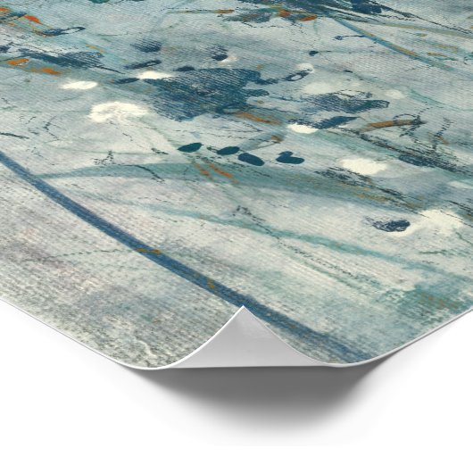 ブルー春 ポスター (角)