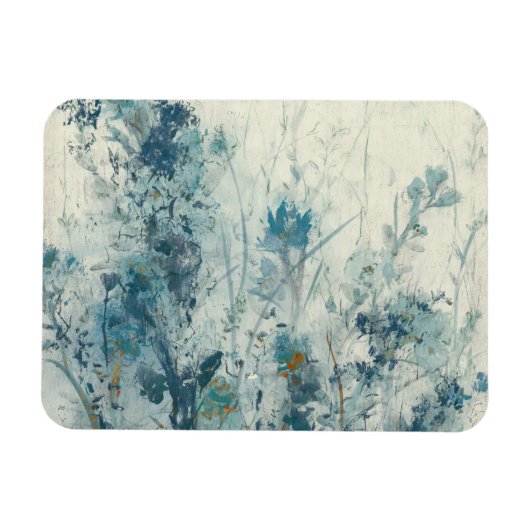 ブルー春 マグネット (横)