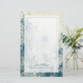 ブルー春 便箋 (スタンド正面)