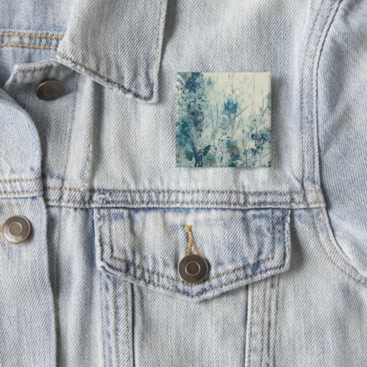 ブルー春 缶バッジ (インサイチュ)