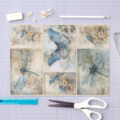 ブルー春 薄葉紙 (クラフト)