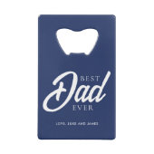 ブルー最高ののパパ・エカスタムバー クレジットカード栓抜き (裏面)