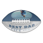 ブルー最高のパパEver Father's Day写真 アメリカンフットボール (正面)