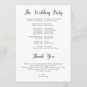 ブルー最高のフローラデーエバのタイムラ結婚インプログラム プログラム (裏面)