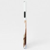 ブルー最高の文字iPhoneケースのボーイフレンド写真 iPhoneケース (右側)