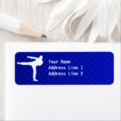 ブルー武術アート ラベル (インサイチュ)