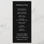 ブルー氏とグレーゲイ結婚のサービス命令 プログラム (裏面)