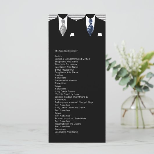 ブルー氏とグレーゲイ結婚のサービス命令 プログラム (スタンド正面)