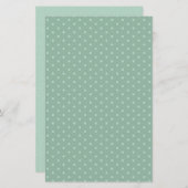 ブルー水玉模様スクラップブック紙シート (正面/裏面)