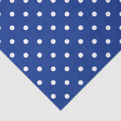 ブルー水玉模様ティッシュペーパー 薄葉紙 (詳細)