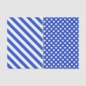 ブルー水玉模様王室のと（ShirleyTaylor著） 薄葉紙 (正面)