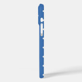 ブルー水玉模様 Case-Mate iPhoneケース (裏面 / 左)