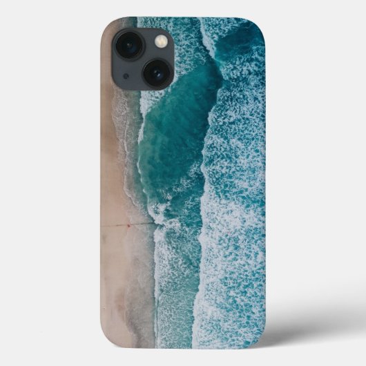 ブルー海ウェーブズサンディビーチ Case-Mate iPhoneケース (裏面)