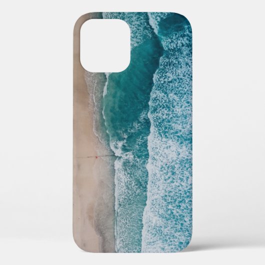 ブルー海ウェーブズサンディビーチ Case-Mate iPhoneケース (裏面)