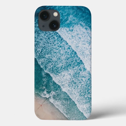 ブルー海ウェーブズサンディビーチ Case-Mate iPhoneケース (裏面)