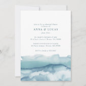 ブルー海ウォーターカラーリハーサルディナー 招待状 (正面)