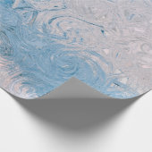 ブルー海ウォーターサマー ラッピングペーパー (角)