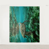 ブルー海ウミガメ タペストリー (正面)