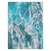 ブルー海サマーウェーブ テーブルクロス (正面)