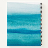 ブルー海サマービブカスタマイズ-  ノートブック (裏面)