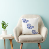 ブルー海シーシェル クッション (椅子)