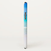 ブルー海シースカイバケーショントラベル Case-Mate iPhoneケース (裏面/右)