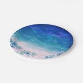 ブルー海シービーチ ペーパープレート (アングル)