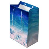 ブルー海シービーチ ミディアムペーパーバッグ (裏面アングル)