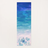 ブルー海シービーチ ヨガマット (裏面)