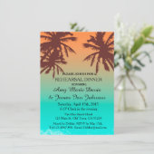 ブルー海ビーチリハーサル夕食招待状ビーチ2 招待状 (スタンド正面)