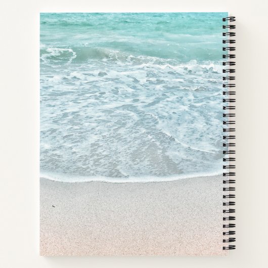 ブルー海フォトビーチバケーションレンタルゲストハウス ノートブック (裏面)