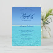 ブルー海ブライダルシャワー 招待状 (スタンド正面)