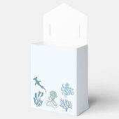 ブルー海ベビーシャワー フェイバーボックス (オープン)