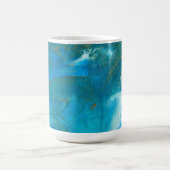 ブルー海マグカップ コーヒーマグカップ (中央)